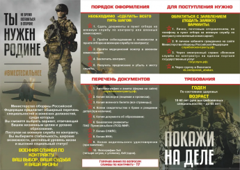 Военная служба по контракту